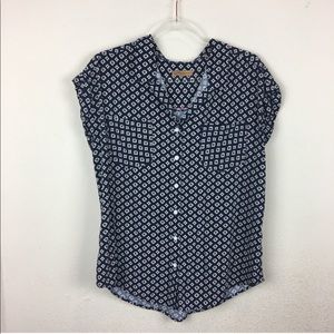 JACHS GIRLFRIEND | Geometric Cuffed Sleeve Top